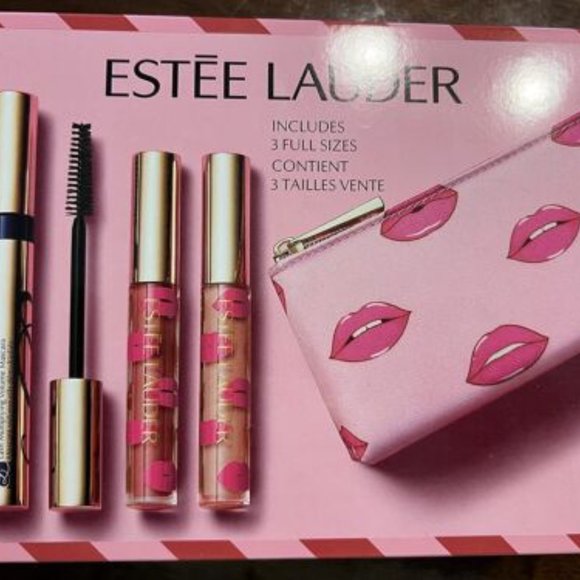 Estée Lauder Glossy Lips Set - 2 Colors Envy Lip Shines, 1 Mascara Full Size - Picture 4 of 6